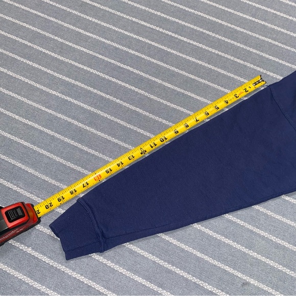 Champion‎ Football Navy Unisex Pullover Sweater Large - Picture 6 of 8